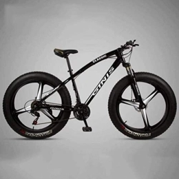 Generic Mountain Bike Bicicletta, Mountain Bike Telaio in Acciaio da 26 Pollici - Freni a Doppio Disco Mountain Bike Sport Tempo Libero per Adulti (Color : Black, Size : 21 Speed)