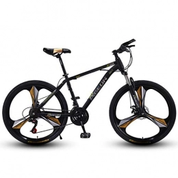 GXQZCL-1 Bici Bicicletta Mountainbike, Mountain bike, 26inch a rotelle, acciaio al carbonio telaio hardtail Biciclette da montagna, doppio freno a disco e forcella anteriore MTB Bike ( Color : B , Size : 27-speed )