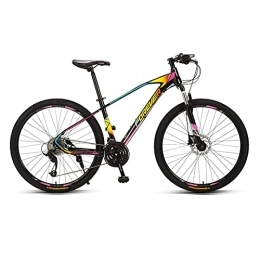 LLF Bici Biciclette, Bike In Mountain Bike 27 Velocità Freni A Disco Doppia Struttura In Alluminio Telaio In Acciaio Mtb Pista Ciclabile Bicicletta Per Studente Adulto All'aper(Size:27.5inch 27 Speed, Color:C)