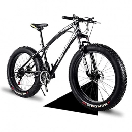 QIU Mountain Bike Biciclette da montagna da 26 " / 24" / 20 ", pneumatici a grasso per adulti Bicicletta da montagna, 7 / 11 / 24 Velocità Biciclette, Telaio in acciaio ad alta carbonio Dual Sospensione a doppia sospensio