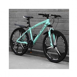 FLZ Mountain Bike Bicycle Casa Bicicletta Montagna Uomini Bicicletta, Luce velocit Variabile Freno a Disco Ammortizzatore Si Applica a Adulto Alunno Allenarsi All'Aperto / Argento / 24inches / 24speed