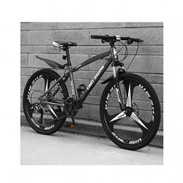 FLZ Mountain Bike Bicycle Casa Bicicletta Montagna Uomini Bicicletta, Luce velocit Variabile Freno a Disco Ammortizzatore Si Applica a Adulto Alunno Allenarsi All'Aperto / Grigio / 26inches / 21speed