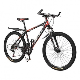 FLZ Mountain Bike Bicycle Montagna Bicicletta Uomini Casa Bicicletta, Luce Freno a Disco Smorzamento velocit Variabile per Citt Rurale Allenarsi Commutare Bicicletta / Rot / 24speed / 24inch