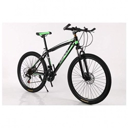 CENPEN Mountain Bike CENPEN Sport All'aperto Mountain Bikes Biciclette 2130 Velocità Shimano HighCarbon Telaio Acciaio Doppio Freno A Disco (Colore: Verde, Misura : 21 Velocità)