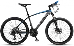 Chenbz. Bici da corsa di adulti e donne Mountain bike maschile Viaggi Estate Outdoor Student Bicicletta doppio ammortizzatore velocità del disco freno regolabile biciclette (Colore: Blu, Dimensione: 2