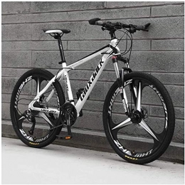 Chenbz Mountain Bike Chenbz Sport all'Aria Aperta Mens for Mountain Bike, 21 velocità della Bicicletta con Telaio 17Inch, 26inch Ruote con Freni a Disco, Bianchi