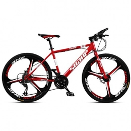 Chengke Yipin Mountain Bike Chengke Yipin Bici da Strada Urbana da Bici da 26 Pollici per Bici da Uomo e da Donna con Telaio in Acciaio al Carbonio da 26 Pollici-Rosso_24 velocit