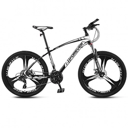 Chengke Yipin Bici Chengke Yipin Mountain Bike Outdoor Bike 26 inch Student Mountain Bike Speed Bike-Bianco e Nero_30 velocit