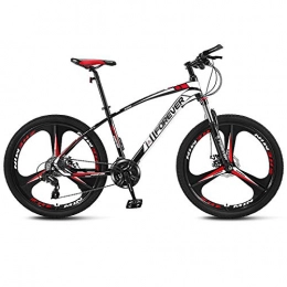 Chengke Yipin Bici Chengke Yipin Mountain Bike Outdoor Bike 26 inch Student Mountain Bike Speed Bike-Nero Rosso_24 velocit