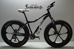 Cicli Ferrareis Bici Cicli Ferrareis Fat Bike 26 a Razze Nera Completamente Personalizzabile