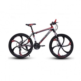 CPY-EX Mountain Bike CPY-EX 26 Pollici per Adulti Mountain Bike, Biciclette Doppio Disco Freno, Spiaggia motoslitta Biciclette, l'aggiornamento ad Alta Acciaio al Carbonio Telaio, in Lega di Alluminio Ruote, B2, 24