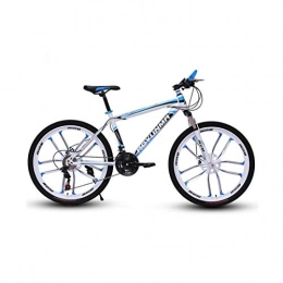 CPY-EX Mountain Bike CPY-EX 26 Pollici per Adulti Mountain Bike, Biciclette Doppio Disco Freno, Spiaggia motoslitta Biciclette, l'aggiornamento ad Alta Acciaio al Carbonio Telaio, in Lega di Alluminio Ruote, D3, 24