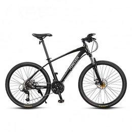 CPY-EX Mountain Bike CPY-EX Adulti Mountain Bike, Biciclette Doppio Disco Freno, da 26 Pollici in Lega di Alluminio Ruote Bicicletta, Uomo Donna Uso Generale, 27 velocità, Nero, Grigio, Bianco, Raggi, C