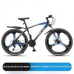 CPY-EX Mountain Bike CPY-EX Adulti Mountain Bike, Spiaggia motoslitta Biciclette, Doppio Freno a Disco, 24 Pollici in Lega di Alluminio Ruote Bicicletta, Purpose Uomo Donna Generale, B1, 27