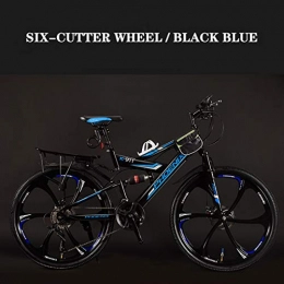 CPY-EX Mountain Bike CPY-EX Adulti Mountain Bike, Spiaggia motoslitta Biciclette, Doppio Freno a Disco, da 26 Pollici ad Alta Acciaio al Carbonio Ruote Bicicletta, Purpose Uomo Donna Generale, A2, 21