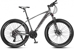 CXY-JOEL Mountain Bike CXY-JOEL 24 Mountain Bike per Adulti Telaio Fat Tire Bicicletta a Doppia Sospensione Telaio in Lega Di Alluminio Mountain Bike Fuoristrada 24 / 27 / 30 / 33 Velocità D 30 Velocità-27 Velocità_D