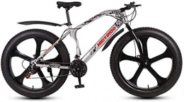 CXY-JOEL Mountain Bike CXY-JOEL Mens Adulto Grasso Pneumatico Mountain Bike Bionico Forcella Anteriore Bici da Neve Freno a Doppio Disco Beach Cruiser Bicicletta 26 Pollici Wheels-C_24 Velocità, B