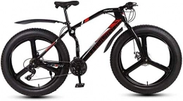 CXY-JOEL Mountain Bike CXY-JOEL Mens Adulto Grasso Pneumatico Mountain Bike Bionico Forcella Anteriore Bici da Neve Freno a Doppio Disco Beach Cruiser Bicicletta 26 Pollici Wheels-C_24 Velocità, D