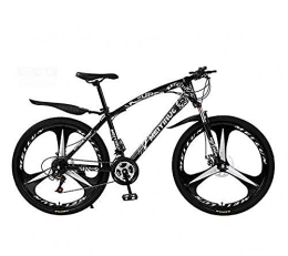 CXY-JOEL Mountain Bike CXY-JOEL Mountain Bike Bicicletta per Telaio in Acciaio ad Alto Tenore Di Carbonio per Tutti i Terreni Hardtail Mountain Bikes-Black_26 Pollici 24 Velocità