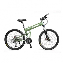 Dapang Mountain Bike Dapang Freno Leggero Pieghevole a 27 velocità Mountain Bike Biciclette Shimano Lega più Robusta Freno a Disco, Green