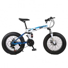 Dapang Mountain Bike Dapang Mountain Bike, 7 / 21 / 24 / 27 / 30 Speed Steel Frame, 4.0"Fat Tyres Razze Wheels Sospensione Bici Pieghevole, 3, 24speed