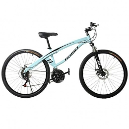 DGAGD Bici DGAGD 24 Pollici Mountain Bike a velocità variabile per Adulti 21 velocità per Bicicletta con Ruote a Raggi Blu Chiaro