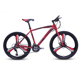 DGAGD Bici DGAGD Tri-Cutter per Bicicletta a velocità variabile da Strada Leggera da 26 Pollici per Mountain Bike-Nero Rosso_21 velocità