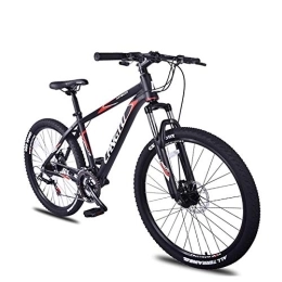 DJYD Mountain Bike DJYD 21 Connessione Mountain Bike, 26 Pollici in Alluminio Telaio Hardtail for Mountain Bike, Bambini Adulti all Terrain for Mountain Bike, Anti-Slip Bicicletta, Verde FDWFN (Color : Red)