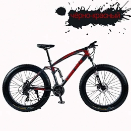 Domrx Mountain Bike Domrx Mountain 26 x4.0 Ruote 24 velocità Full Suspended Frame-Black-Red_China