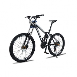 DRAKE18 Mountain Bike DRAKE18 Bicicletta da Downhill Professionale Fuoristrada da 26 Pollici a 27 velocità in Lega di Alluminio per Adulti da Corsa all'aperto, Black