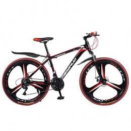 Dsrgwe Mountain Bike Dsrgwe Mountain Bike, 26" Mountain Bike, Leggera Lega di Alluminio Biciclette Frame, Doppio Disco Freno e Sospensione Anteriore (Color : Black, Size : 27 Speed)