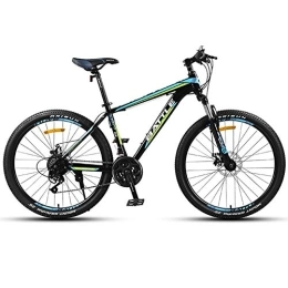  Mountain Bike Elegante Cambio a 27 velocità, Mountain Bike, 26 Pollici, Telaio in Lega Leggera di Alluminio con Sospensione Anteriore, B