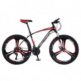 FBDGNG Mountain Bike FBDGNG 26 pollici MTB Mountain Bike Urban Commuter City Bicicletta 21 / 24 / 27 velocità con forcella sospesa e freno a doppio disco (dimensioni: 27 velocità, colore: nero)