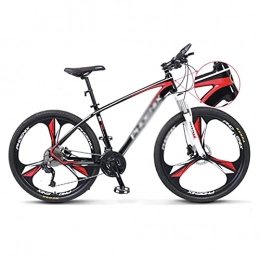 FBDGNG Bici FBDGNG - Bicicletta da montagna a 33 velocità, 26 / 27, 5 cm, con doppio freno a disco, telaio in lega di alluminio, per ragazzi e ragazze (dimensioni: 27, 5 cm, colore: rosso)