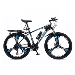 FBDGNG Mountain Bike FBDGNG - Bicicletta da mountain bike per adulti da 27, 5 cm, telaio in acciaio al carbonio con forcella anteriore e freno a doppio disco (dimensioni: 24 velocità, colore: blu)