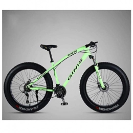 FHKBK Mountain Bike FHKBK Mountain Bike Hardtail per Adulti, Pneumatico Grasso da 26 Pollici, Bicicletta da Montagna per Tutti i Terreni in Acciaio ad Alto tenore di Carbonio da Donna, Sedile Regolabile, do