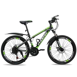 FUFU Mountain Bike FUFU Bici da 24 Pollici Mountain Bike, Bicicletta a 21 velocità Sospensione Intera □□ Gears Dual Disc Freni a Disco Bicicletta da Montagna (Color : B)