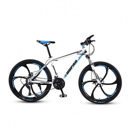 GAOXQ Mountain Bike GAOXQ Pieno Sospensione Mountain Bike 21 velocità Bicicletta da 27, 5 Pollici da Uomo MTB Freni a Disco, Un Rosso / Blu White Blue