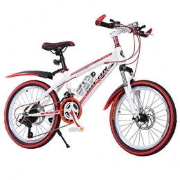 GPAN Bici GPAN Mountain Bike Bicicletta per Unisex Adulti, 24 / 26 Pollici, con Doppio Freno A Disco e Sospensione, 21 velocità Bicicletta 85% Assemblata, Red, 24