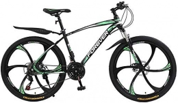 GQQ Mountain Bike GQQ Bicicletta a Velocit Variabile, Mountain Bike da 26 Pollici per Adulti, Freni a Doppio Disco, Bici da Strada da Citt, Bici da Neve in Acciaio ad Alto Tenore Di Carbonio, Velocit Variabile da U