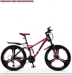 GQQ Mountain Bike GQQ Bicicletta a Velocit Variabile, Mountain Bike da Discesa per Adulti, Biciclette da Neve Fuoristrada con Doppio Freno a Disco, Bici da Spiaggia con Telaio in Acciaio ad Alto Tenore Di Carbonio, R