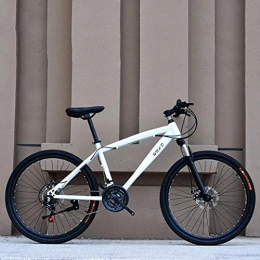 GQQ Mountain Bike GQQ Bicicletta a Velocit Variabile, Mountain Bike per Adulti, Bici da Strada per Adolescenti con Telaio in Acciaio ad Alto Tenore Di Carbonio, Freni a Doppio Disco Bici da Neve da Spiaggia, B, 27 Ve