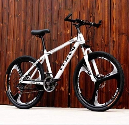 GQQ Mountain Bike GQQ Bicicletta a Velocit Variabile, Mountain Bike per Adulti, Biciclette da Corsa su Strada per Studenti Minorenni, Freni a Doppio Disco Offroad Snow Bike, Ruote da 24 Pollici Beach, Giallo, 27 Velo