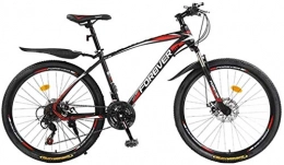 GQQ Mountain Bike GQQ Bicicletta a Velocit Variabile, Mountain Bike per Adulti da 24 Pollici, Freni a Doppio Disco Bici da Citt a Velocit Variabile, Bici da Neve in Acciaio ad Alto Tenore Di Carbonio, B, 27 Velocit