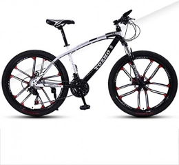 GQQ Mountain Bike GQQ Mountain Bike da 26 Pollici, Ammortizzazione per Bicicletta a Velocit Variabile, Freno a Doppio Disco Fuoristrada per Ragazzi Studenti in Bicicletta, B3, 24, C3