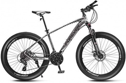 GQQ Bici GQQ Mountain Bike da 26 Pollici, Freno a Disco Fat Tire Mountain Bike Trail, Bicicletta a Velocit Variabile Hardtail Mountain Bike, 24 / 27 / 30 / 33 Velocit, B, 24 Velocit, D