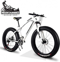 GQQ Mountain Bike GQQ Mtb Hardtail da 26 Pollici con Freni a Disco a Sospensione Anteriore, Mountain Bike per Adulti, Telai per Biciclette a Velocit Variabile in Acciaio Al Carbonio, Raggi Arancioni, 24 Velocit, Whit