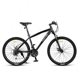 Great Bici GREAT Mountain Bike, 26"Mountain Bike, 21 velocità Sport Bicicletta in Lega di Alluminio in Lega di Alluminio Sospensione Forcella Commutazione Bike Dual Disc Freno A Disco MTB(Color:Nero)