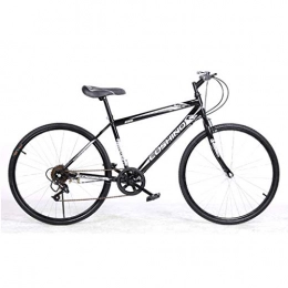 GRH Bici GRH Bicicletta per pendolari Mountain Bike da 26 Pollici (7 velocit) per Studenti Adulti e Adulti in Acciaio ad Alto tenore di Carbonio (Color : all Black)