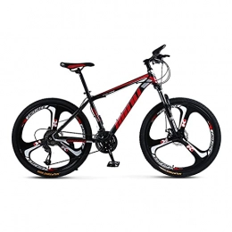 GUHUIHE Mountain Bike GUHUIHE Biciclette da Montagna da 26" / 24", Bike per Adulti per la Montagna, 21 velocità Bicicletta, Telaio in Acciaio ad Alta Carbonio Dual Sospensione a Doppio Freno a Doppio Disco